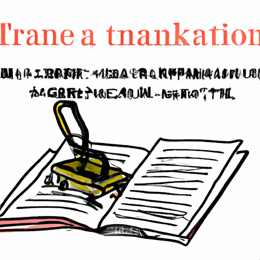 איור המציג את תהליך התרגום הנוטריוני.